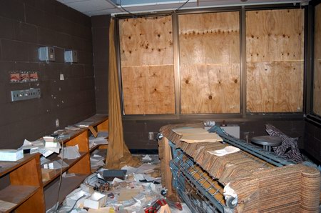 M-78 Twin/Triple Drive-In Theatre - Managers Office Now - Photo From Water Winter Wonderland